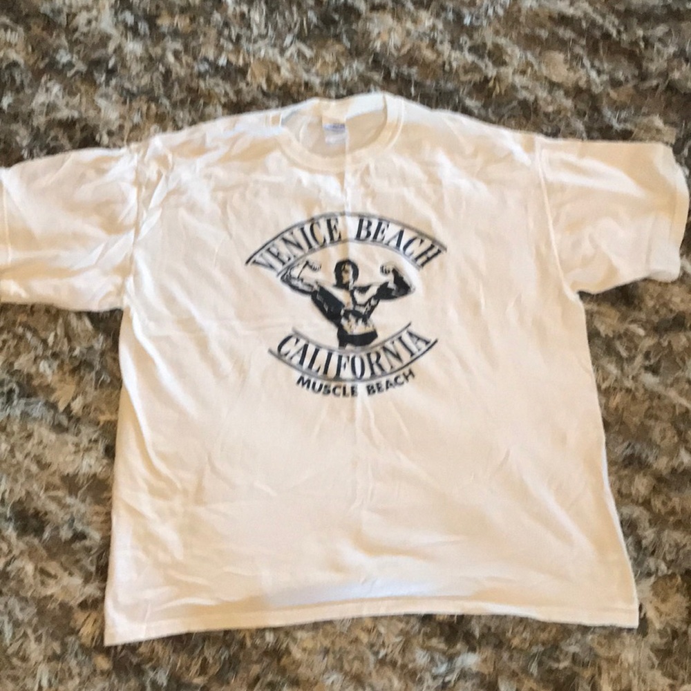 Muscle beach workout T-shirt XL